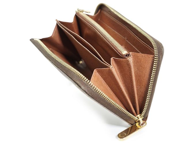 Louis Vuitton Zippy Continental Long Wallet aus Monogram Canvas Braun - Ansicht 4