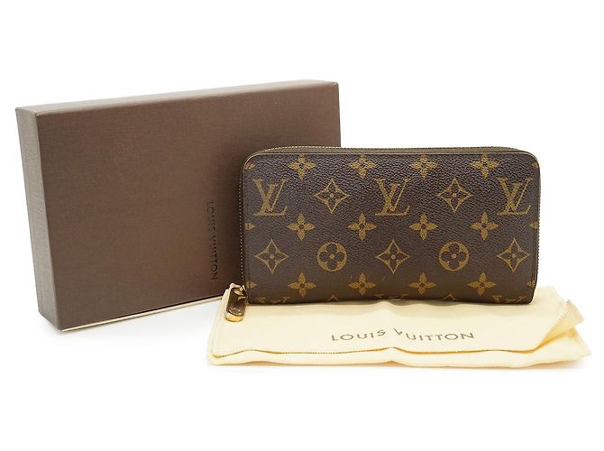 Louis Vuitton Zippy Continental Long Wallet aus Monogram Canvas Braun - Ansicht 6