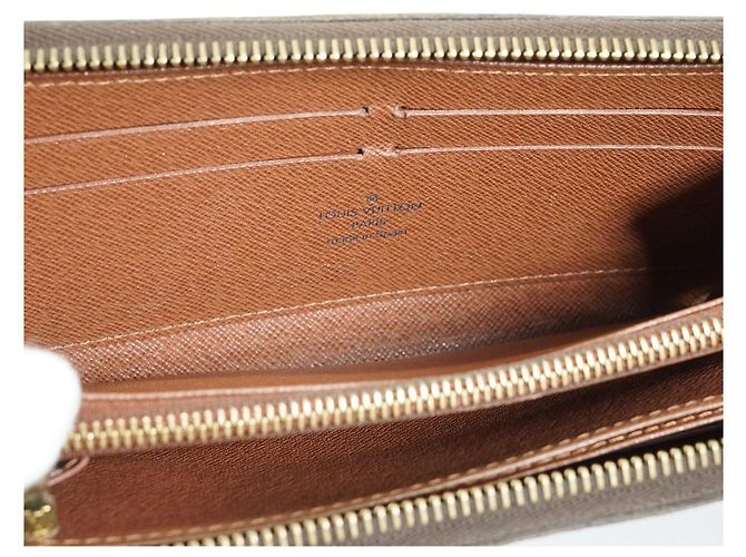 Louis Vuitton Zippy Continental Long Wallet aus Monogram Canvas Braun - Ansicht 7