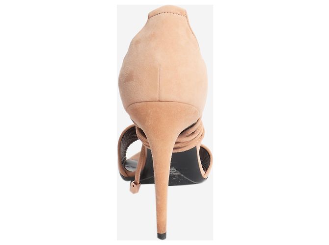 Pierre Hardy Rosa Wildleder-Sandaletten mit Absatz - Größe EU 40 Pink - Ansicht 4