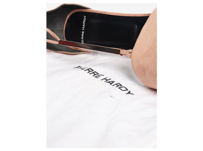 Pierre Hardy Rosa Wildleder-Sandaletten mit Absatz - Größe EU 40 Pink - Ansicht 9