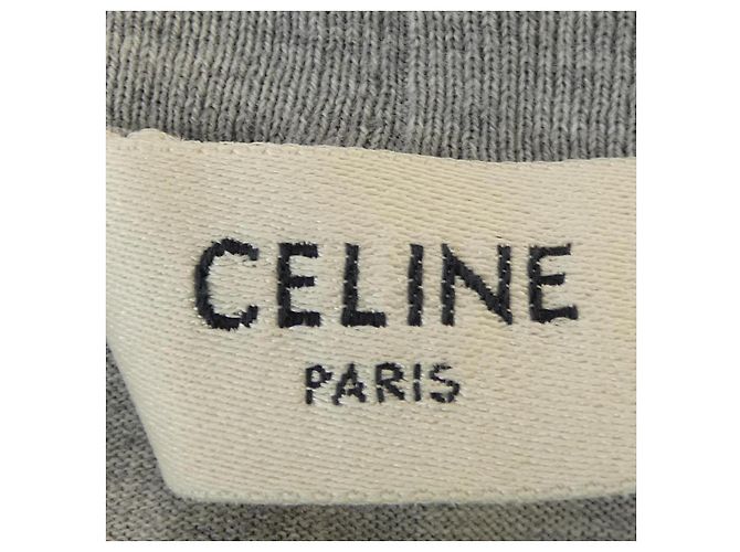16 Céline T-shirt in cotone CELINE Marrone - vista 4