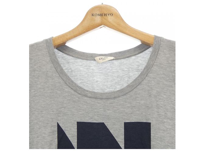 16 Céline T-shirt in cotone CELINE Marrone - vista 5