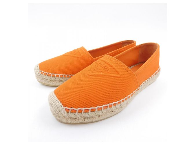 Scarpe Prada 3LKE Arancione - vista 3