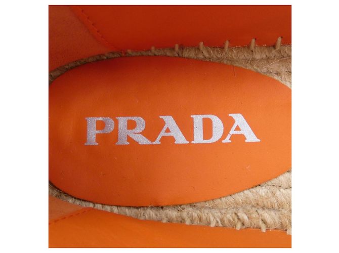 Scarpe Prada 3LKE Arancione - vista 6