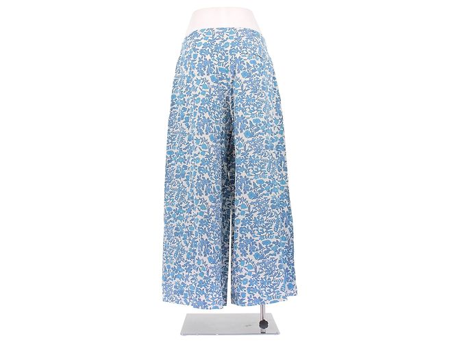 Polo Ralph Lauren Blaue Hose mit Blumenmuster - Ansicht 2