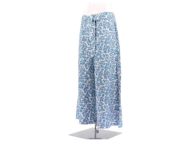 Polo Ralph Lauren Blaue Hose mit Blumenmuster - Ansicht 3