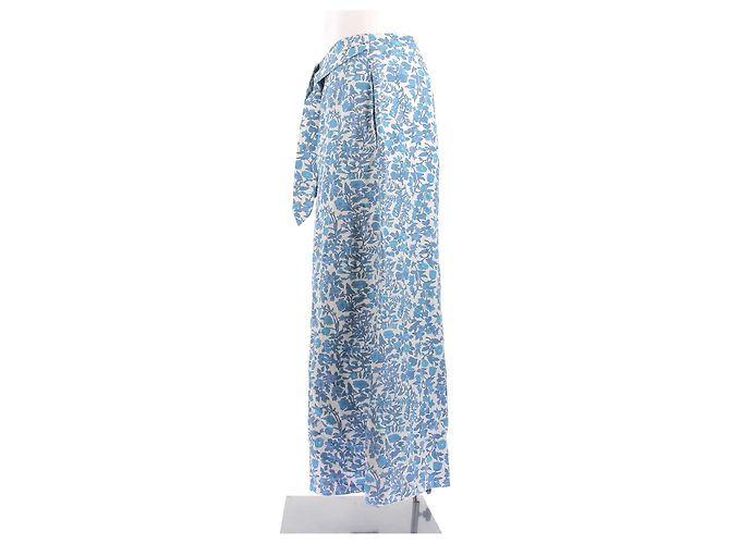 Polo Ralph Lauren Blaue Hose mit Blumenmuster - Ansicht 4