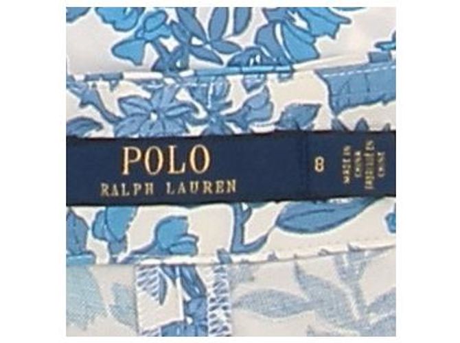 Polo Ralph Lauren Blaue Hose mit Blumenmuster - Ansicht 6