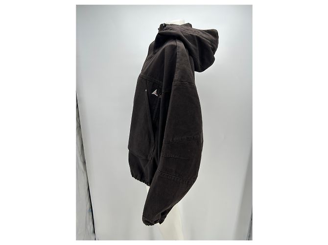 Autre Marque Braune Jeansjacke - Ansicht 3