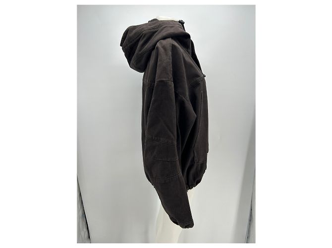 Autre Marque Braune Jeansjacke - Ansicht 4