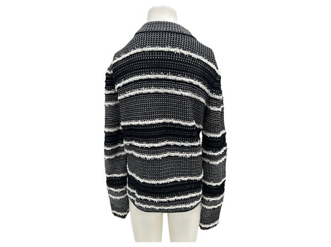 Maison Ullens Cardigan mit bestickten Mustern Schwarz - Ansicht 2