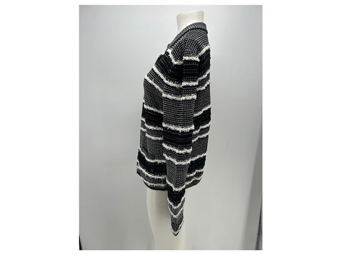 Maison Ullens Cardigan mit bestickten Mustern Schwarz - Ansicht 3