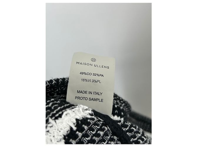 Maison Ullens Cardigan mit bestickten Mustern Schwarz - Ansicht 6