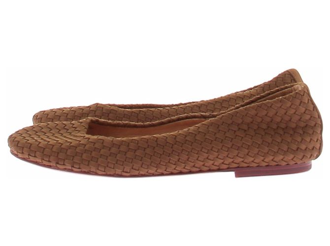 Autre Marque Kleine braune gesteppte Schuhe - Ansicht 2
