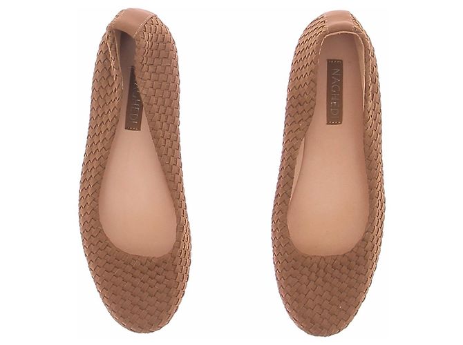 Autre Marque Kleine braune gesteppte Schuhe - Ansicht 4