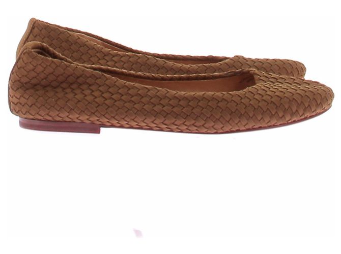 Autre Marque Kleine braune gesteppte Schuhe - Ansicht 6