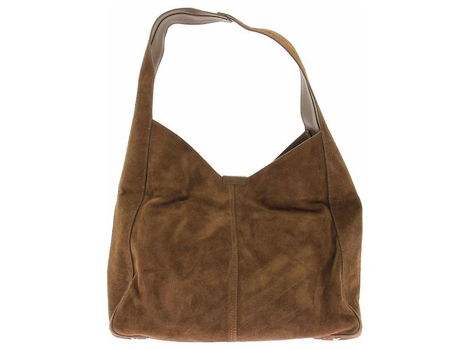 Jigsaw Borsa in scamosciato khaki Cachi - vista 2