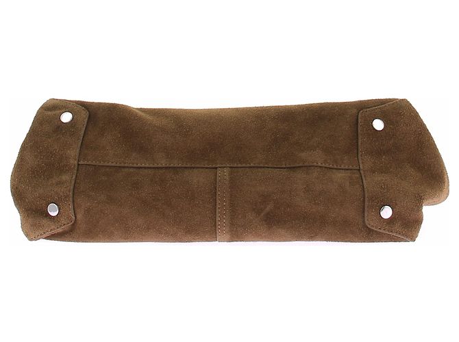 Jigsaw Borsa in scamosciato khaki Cachi - vista 6