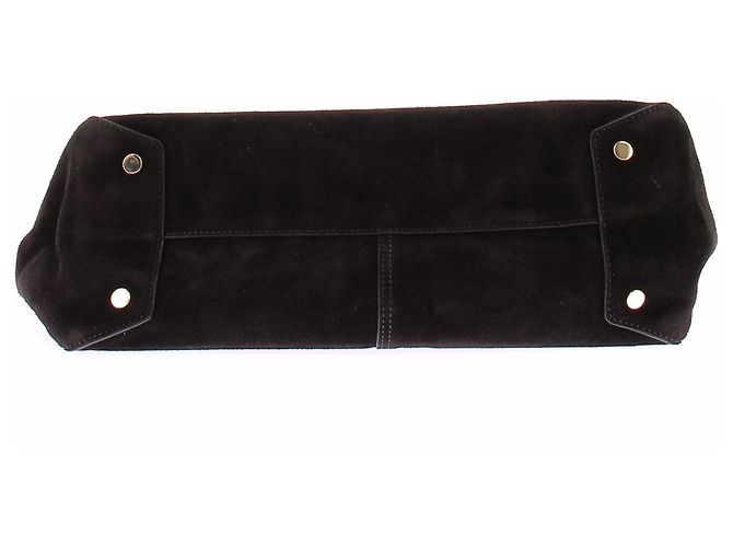 Jigsaw Borsa in scamosciato marrone scuro - vista 6