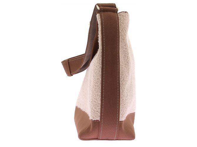 Autre Marque Borsa a mano in spugna beige - vista 4
