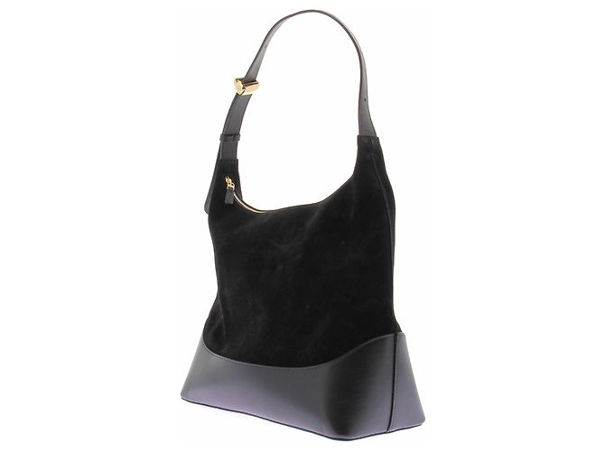 Autre Marque Borsa a mano ELLEME in scamosciato nero - vista 3
