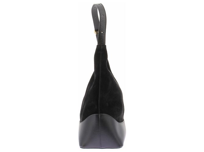 Autre Marque Borsa a mano ELLEME in scamosciato nero - vista 4