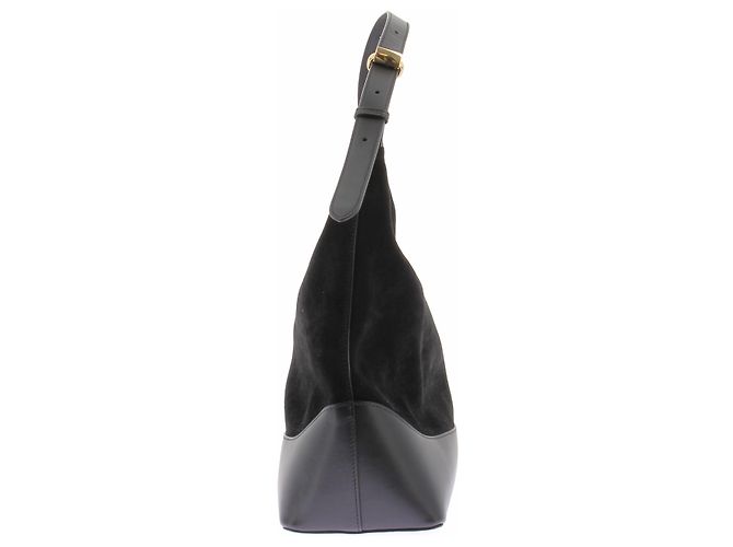Autre Marque Borsa a mano ELLEME in scamosciato nero - vista 5