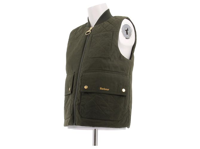 Barbour Chaqueta caqui sin mangas - vista 3