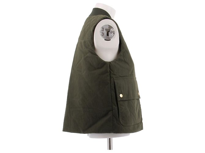 Barbour Chaqueta caqui sin mangas - vista 4