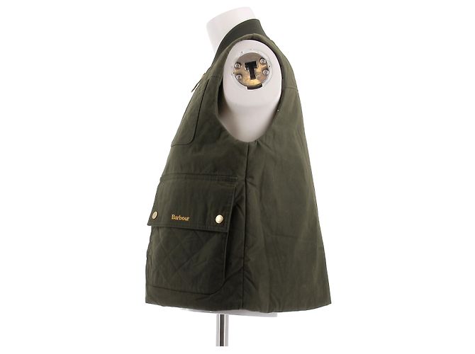 Barbour Chaqueta caqui sin mangas - vista 5