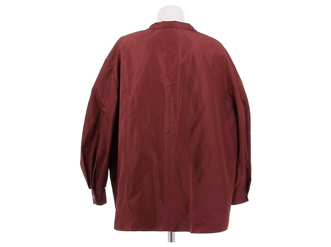 Longchamp Chaqueta granate impermeable Roja - vista 2
