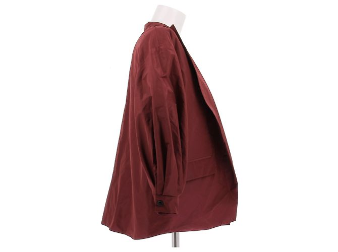 Longchamp Chaqueta granate impermeable Roja - vista 4