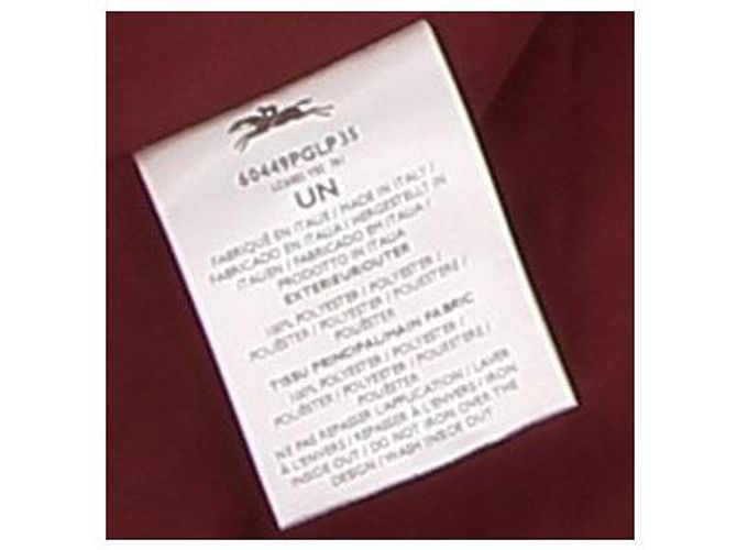Longchamp Chaqueta granate impermeable Roja - vista 7