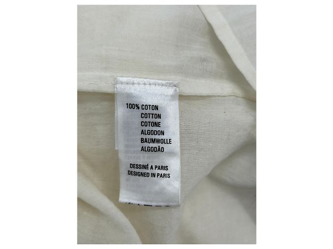 Camicetta Antik Batik in cotone beige S - vista 6
