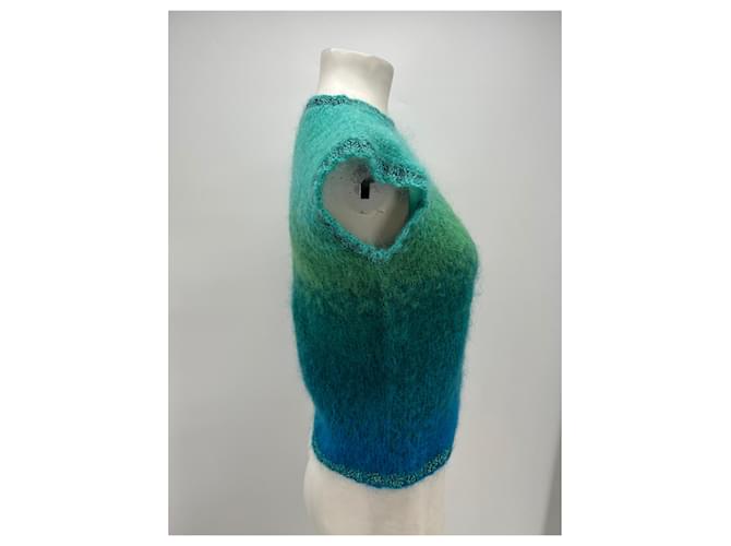 Autre Marque Ärmelloser Pullover blau - Ansicht 4