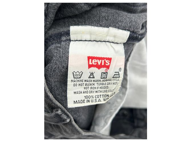 Levi's Jeans aus Baumwolle Grau Größe 36 - Ansicht 3
