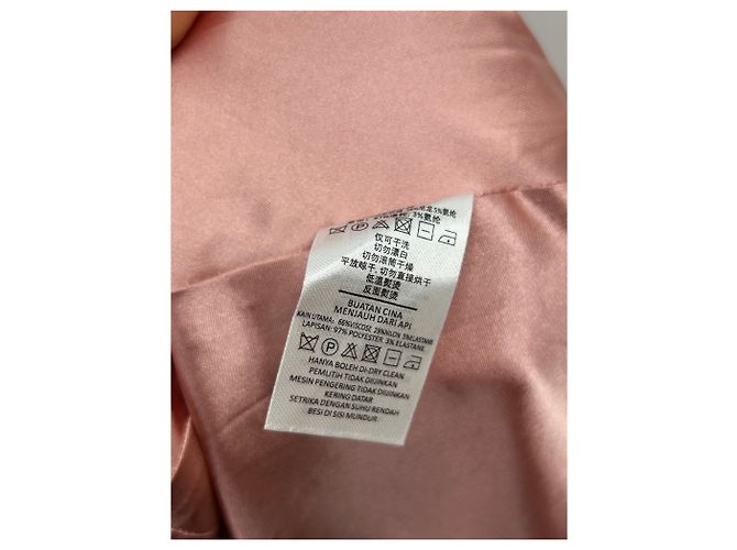 Autre Marque Rosa Viscose Kleid Pink - Ansicht 4