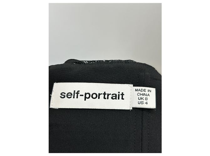 Top in pizzo nero Self Portrait - vista 5