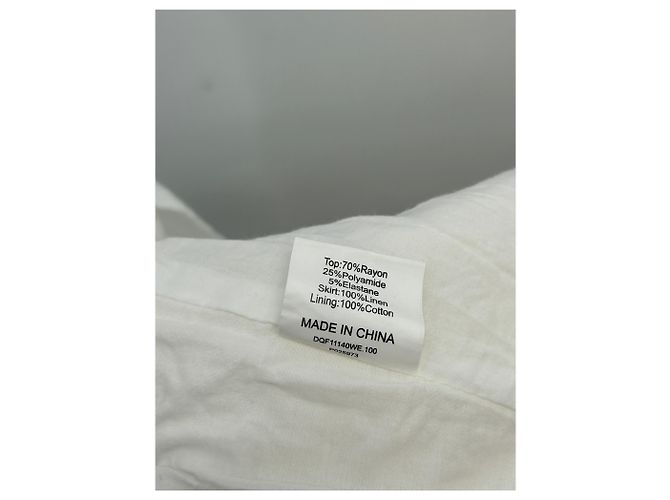 Autre Marque Vestido blanco DISSH - vista 6