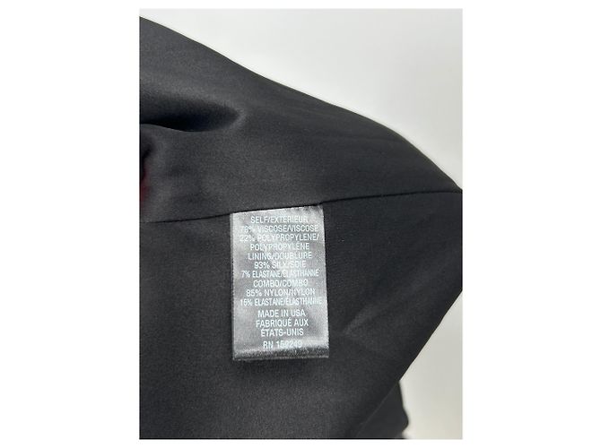 Autre Marque TWP Metallisches Viscose Kleid Silber US 2 - Ansicht 6