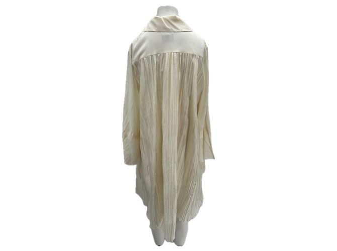 Autre Marque SONYA KREES Fließendes Kleid Creme Viscose S Beige - Ansicht 2