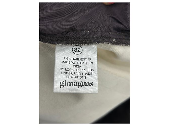 Autre Marque Vaqueros GIMAGUAS Crema de Algodón Talla 32 Beige - vista 4