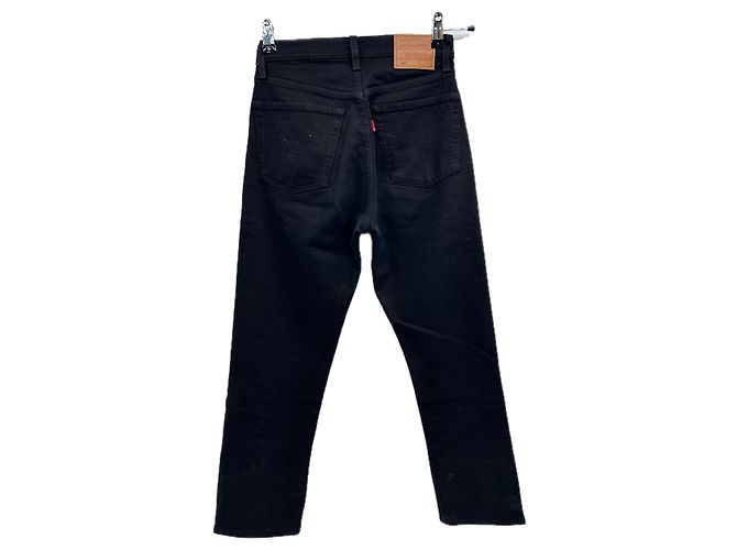 Jeans Levi's nere in cotone Taglia 27 Nero - vista 2