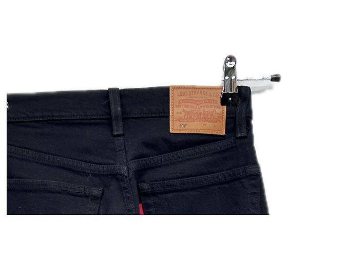 Jeans Levi's nere in cotone Taglia 27 Nero - vista 3