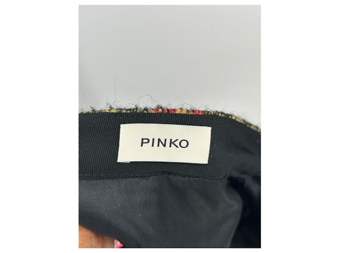 Falda de cuadros tartan roja Pinko - vista 3