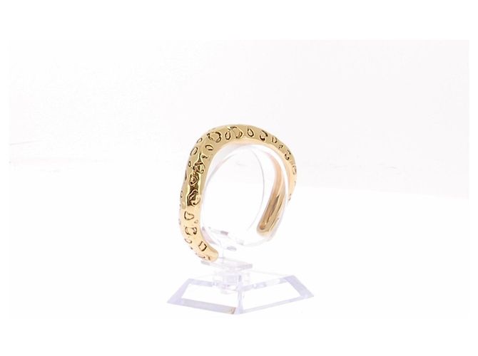Bracelete rígido dourado Aurelie Bidermann - vista 3