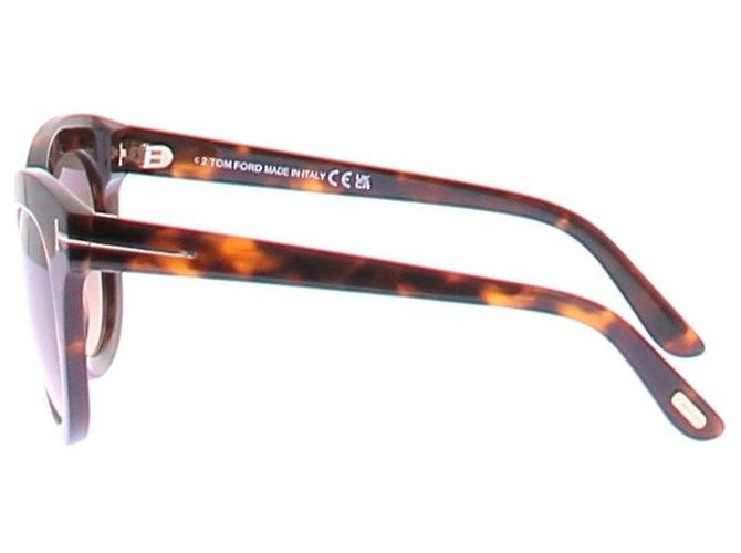 Tom Ford Sonnenbrille mit farbigen Details Braun - Ansicht 6