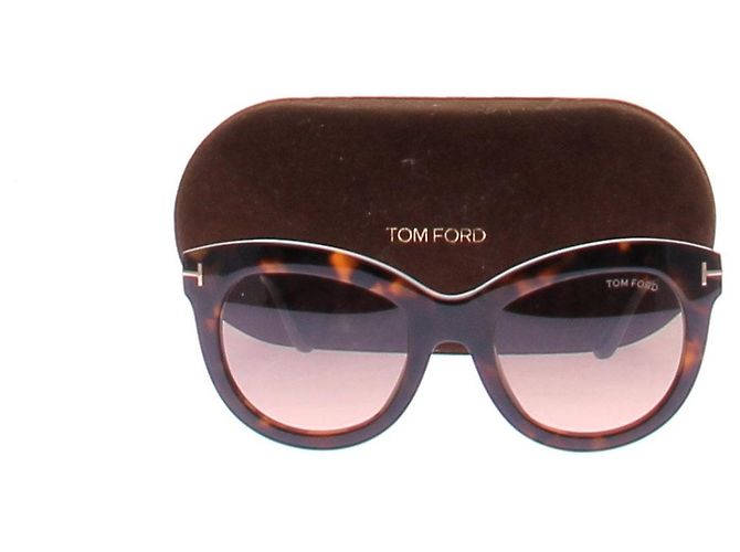 Tom Ford Sonnenbrille mit farbigen Details Braun - Ansicht 7