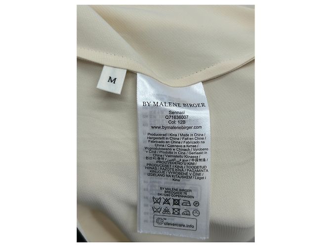 Vestido By Malene Birger Blanco de Viscosa M - vista 6